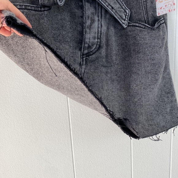 Free People Paper Bag Mini Skirt - Picture 6 of 10